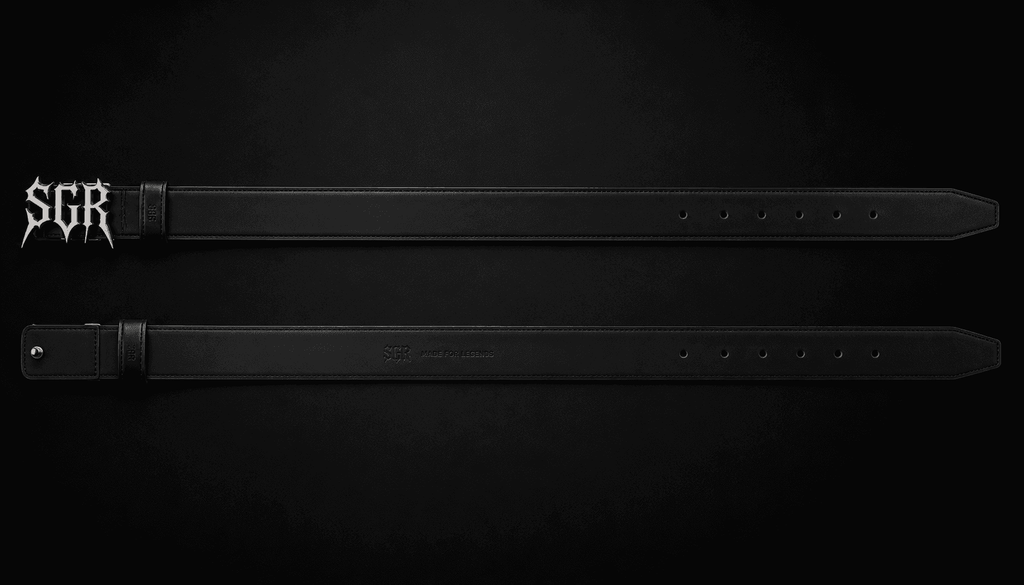 SGR Signature Leather Belt.