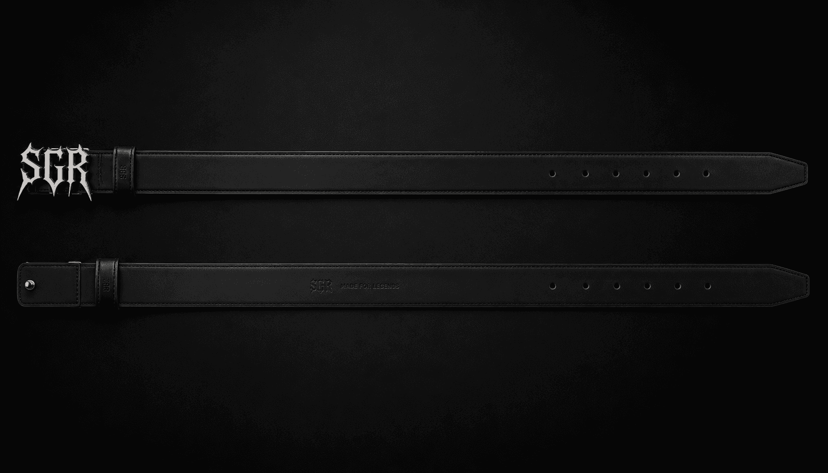 SGR Signature Leather Belt.