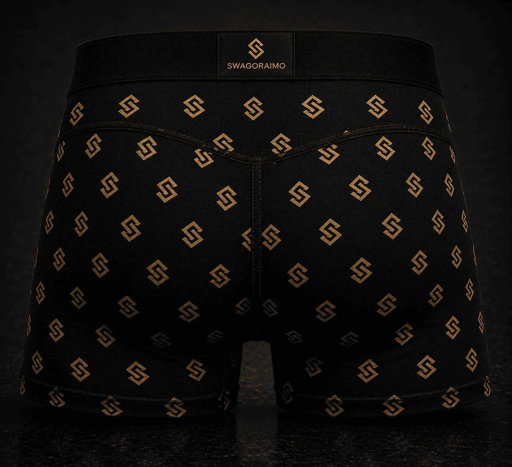 SWAGORAIMO™ Premium Monogram Boxer Briefs 3-Pack – Limited Edition.