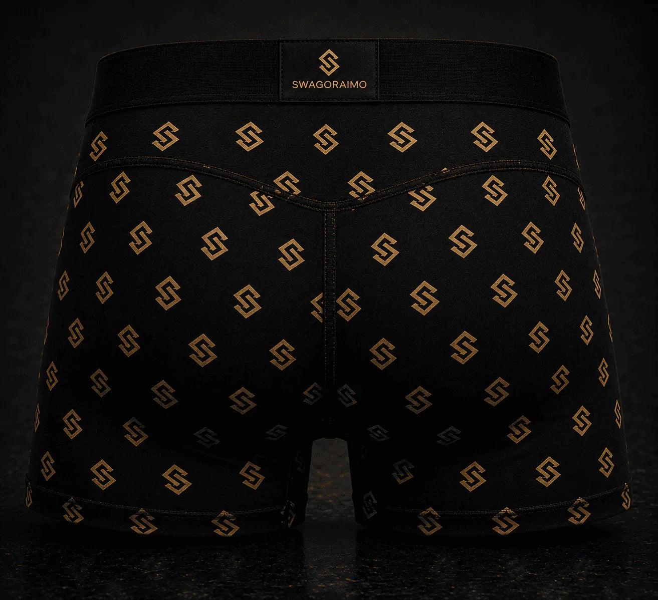 SWAGORAIMO™ Premium Monogram Boxer Briefs 3-Pack – Limited Edition.