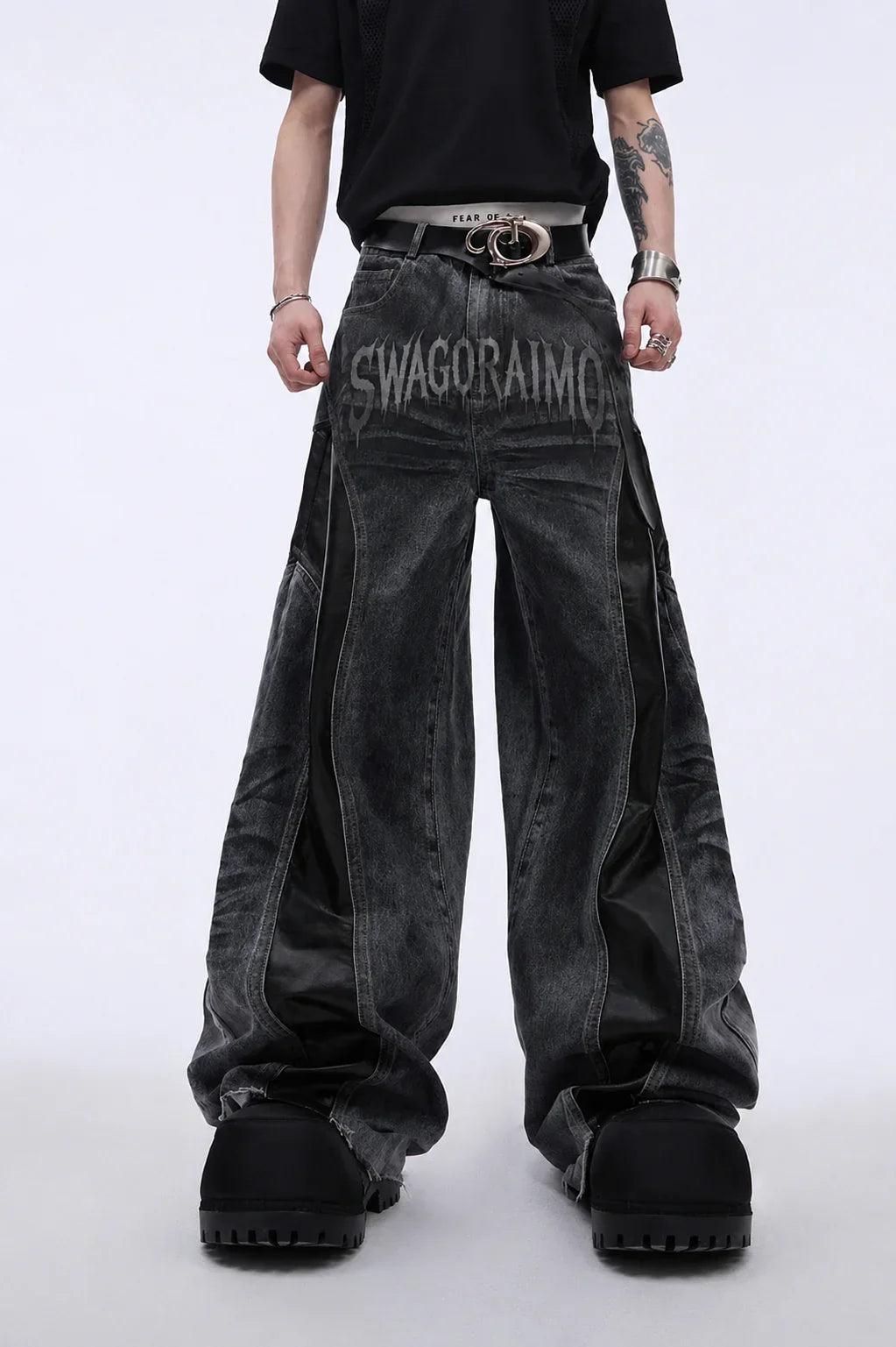 SWAGORAIMO™ TITAN DRAPE JEANS.