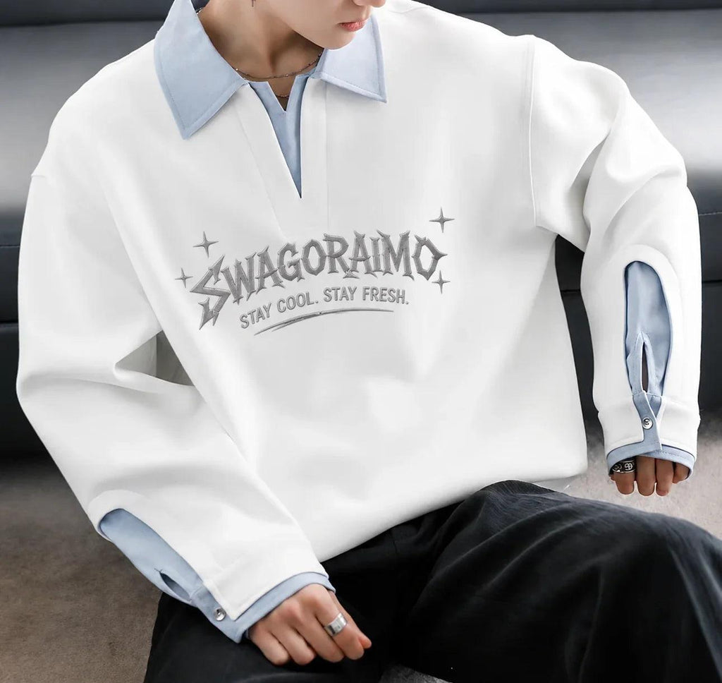 SWAGORAIMO™ Oversized Signature Streetwear T-Shirt – Minimal Luxury.