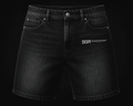 SWAGORAIMO ATELIER™ Premium Black Denim Shorts.