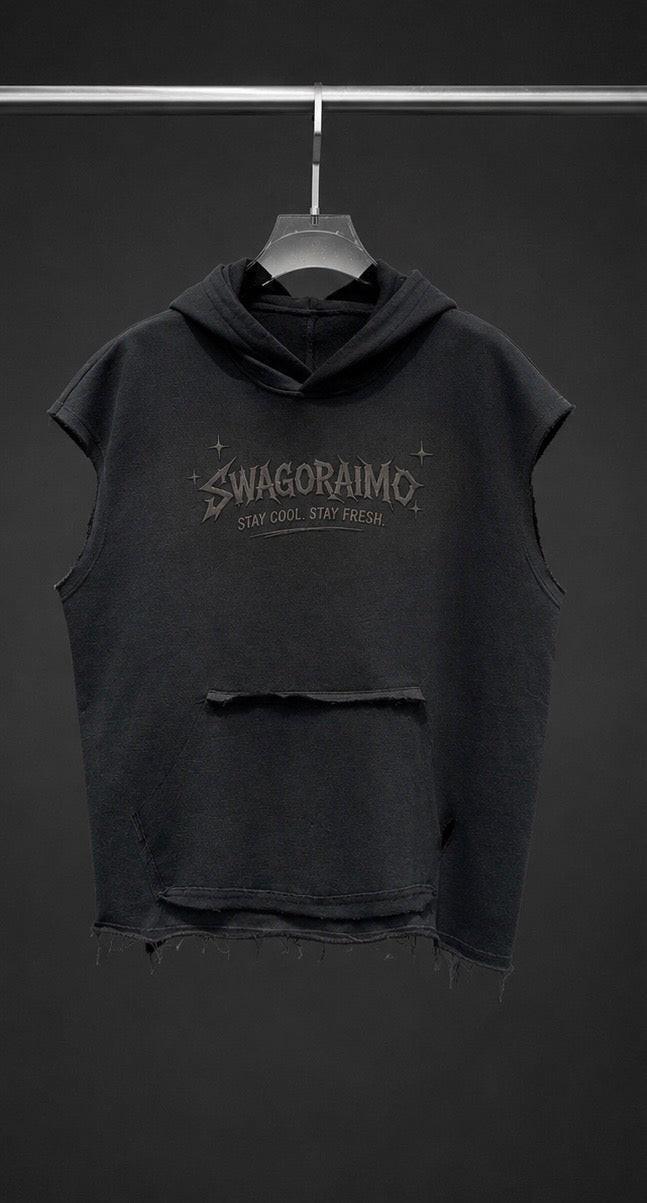 SWAGORAIMO™ Sleeveless Premium Hoodie.