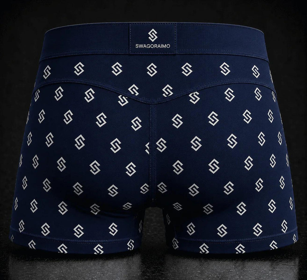 SWAGORAIMO™ Premium Monogram Boxer Briefs 3-Pack – Limited Edition.