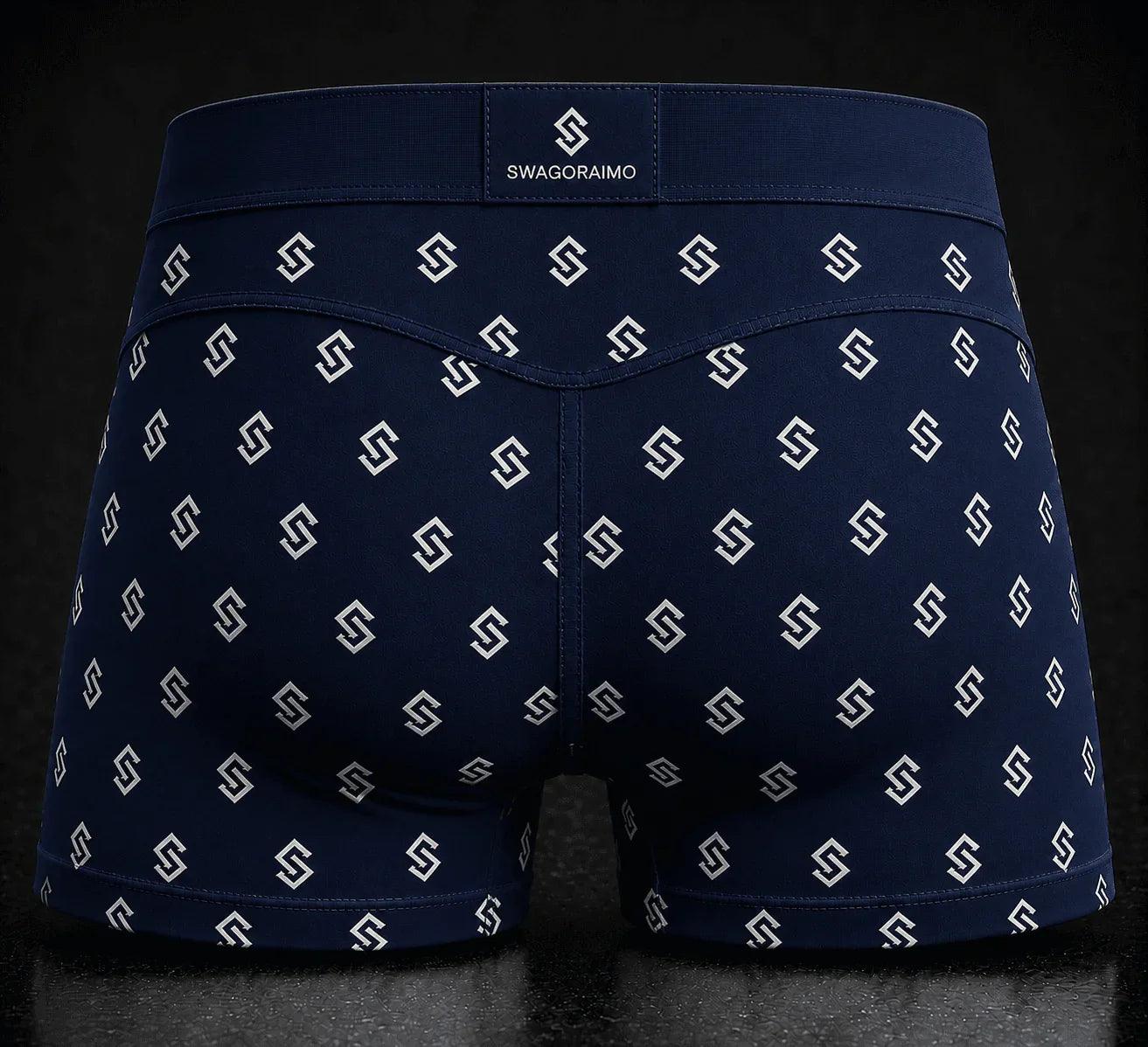 SWAGORAIMO™ Premium Monogram Boxer Briefs 3-Pack – Limited Edition.