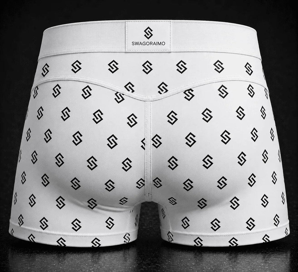 SWAGORAIMO™ Premium Monogram Boxer Briefs 3-Pack – Limited Edition.