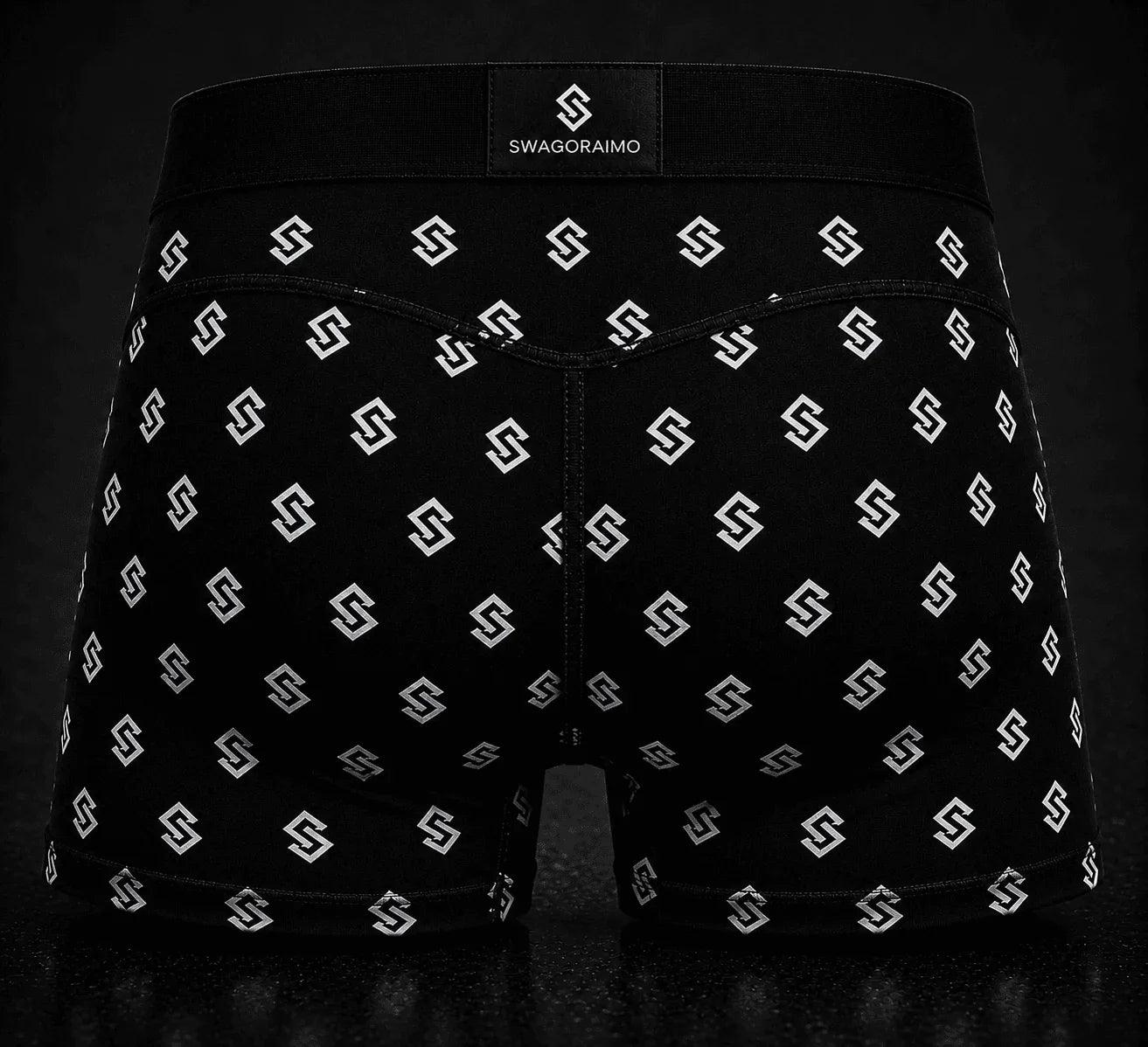 SWAGORAIMO™ Premium Monogram Boxer Briefs 3-Pack – Limited Edition.
