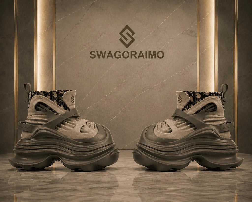 SWAGORAIMO™ Chunky Platform Sandals – Lightweight Streetwear Style.