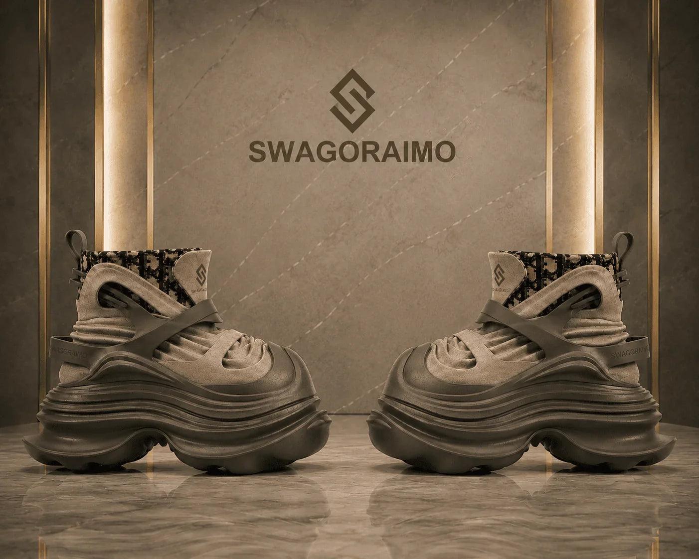 SWAGORAIMO™ Chunky Platform Sandals – Lightweight Streetwear Style.