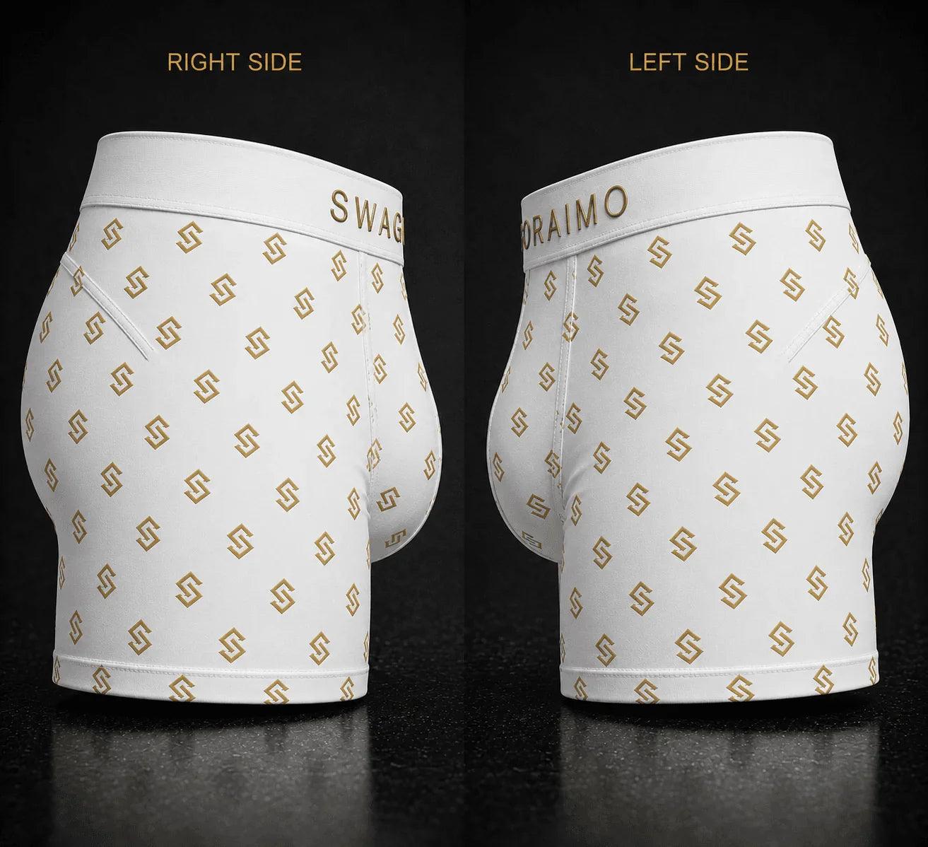 SWAGORAIMO™ Premium Monogram Boxer Briefs 3-Pack – Limited Edition.