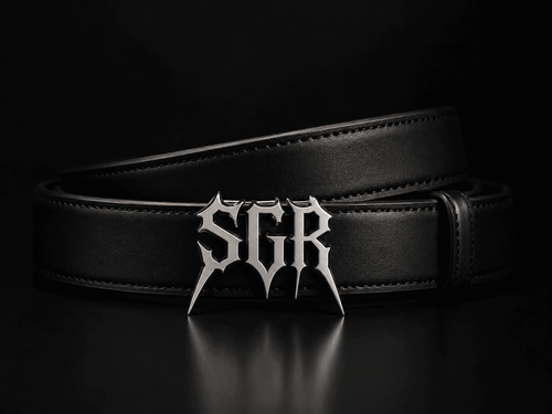 SGR Signature Leather Belt.
