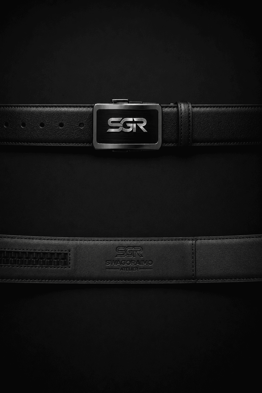 SGR Atelier Premium Automatic Leather Belt.