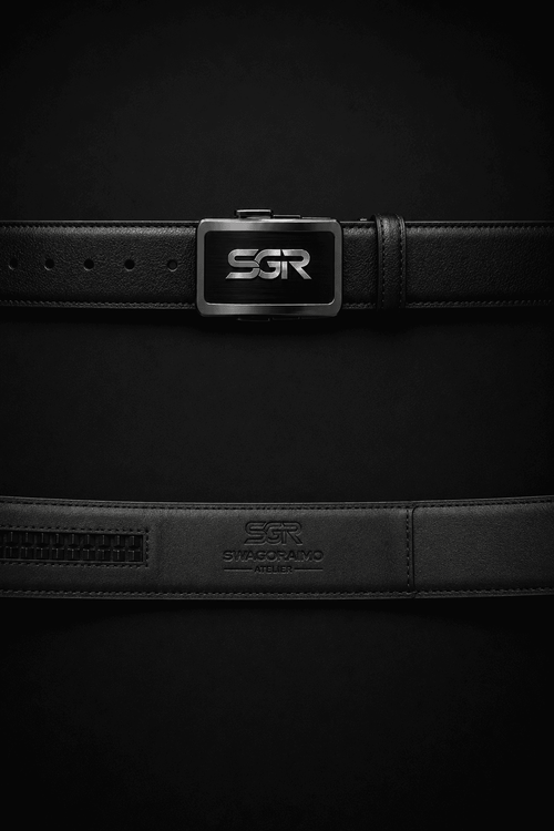 SGR Atelier Premium Automatic Leather Belt.