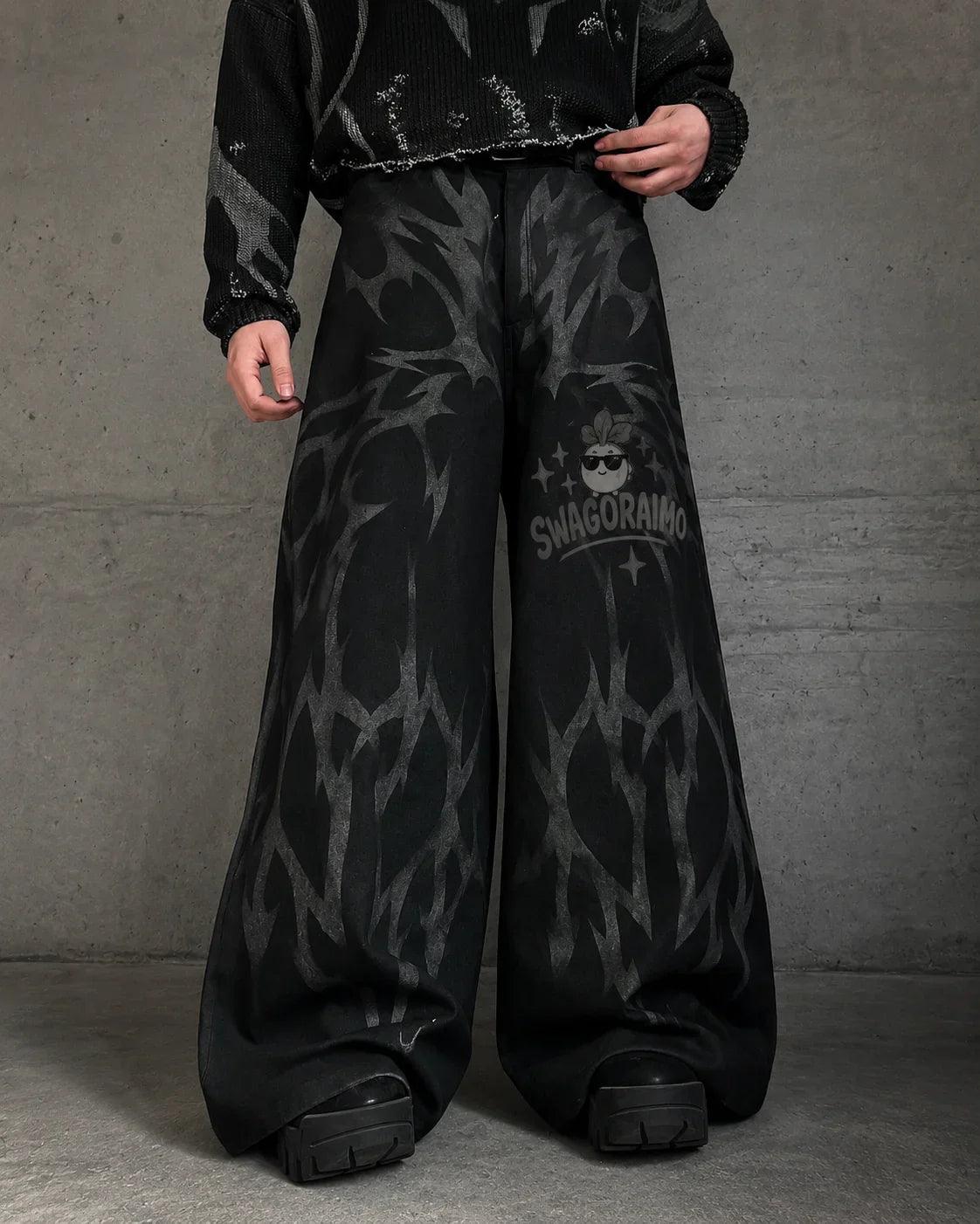 SWAGORAIMO Wide-Leg Statement Pants.