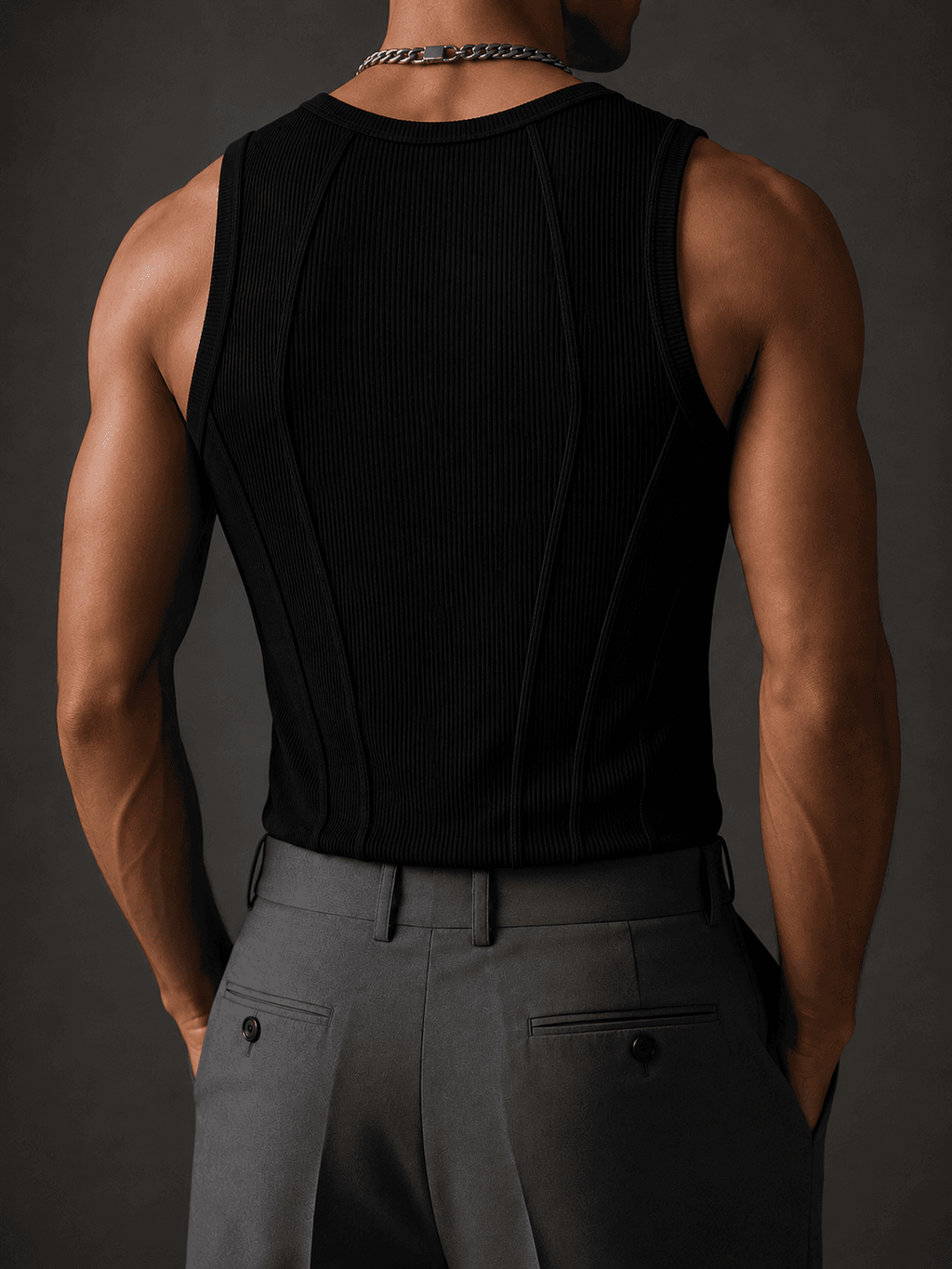 Swagoraimo Atelier™ Sculpt Rib Tank Top.
