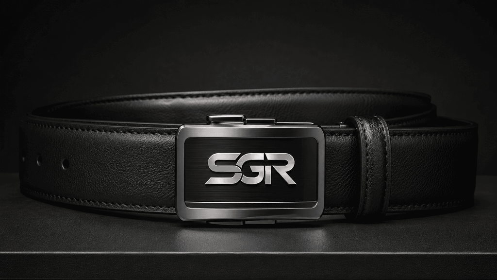 SGR Atelier Premium Automatic Leather Belt.