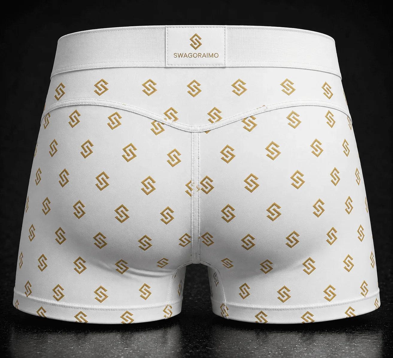 SWAGORAIMO™ Premium Monogram Boxer Briefs 3-Pack – Limited Edition.