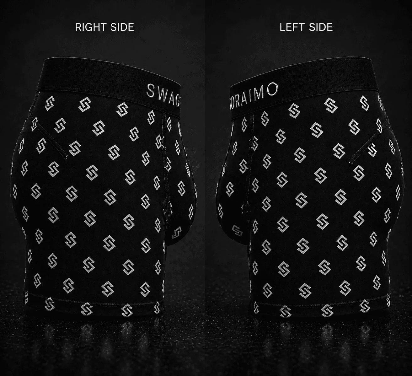 SWAGORAIMO™ Premium Monogram Boxer Briefs 3-Pack – Limited Edition.