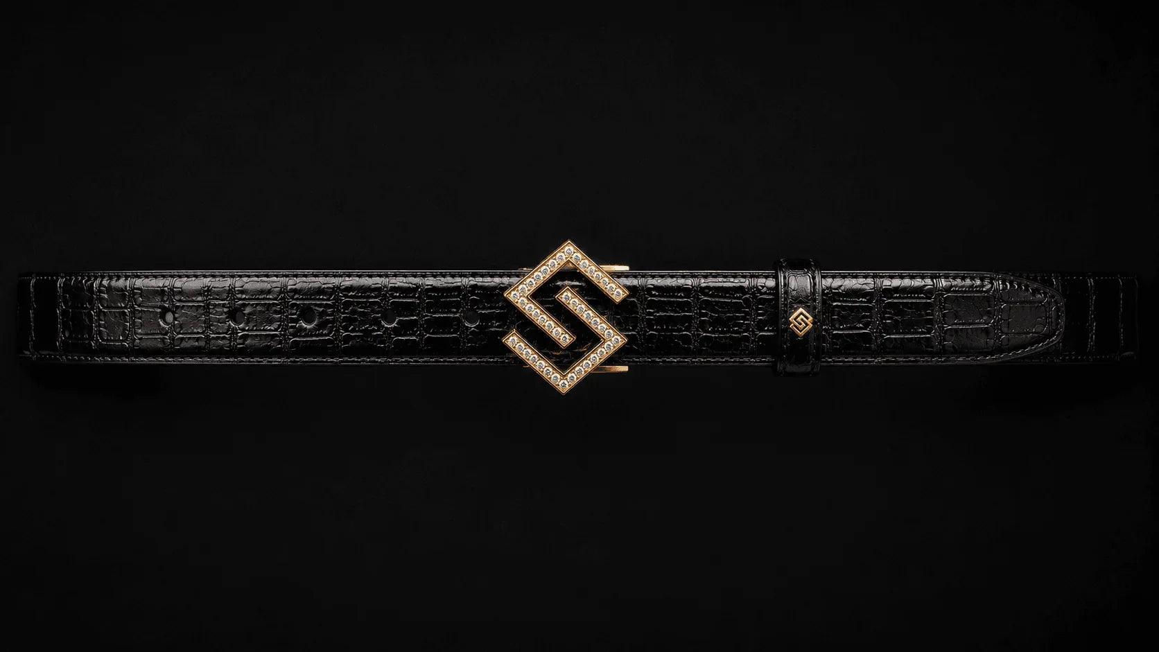 SWAGORAIMO™ SGR Imperial Crocodile Belt - 𝓢𝓦𝓐𝓖𝓞𝓡𝓐𝓘𝓜𝓞
