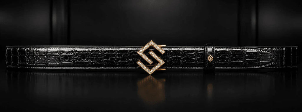 SWAGORAIMO™ SGR Imperial Crocodile Belt - 𝓢𝓦𝓐𝓖𝓞𝓡𝓐𝓘𝓜𝓞