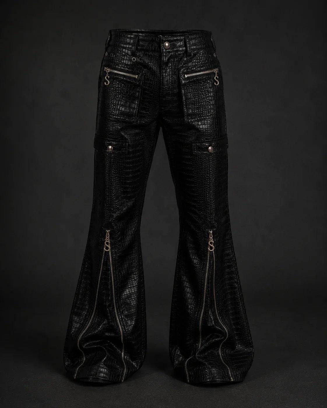 SWAGORAIMO™ Croc Leather Trouser.