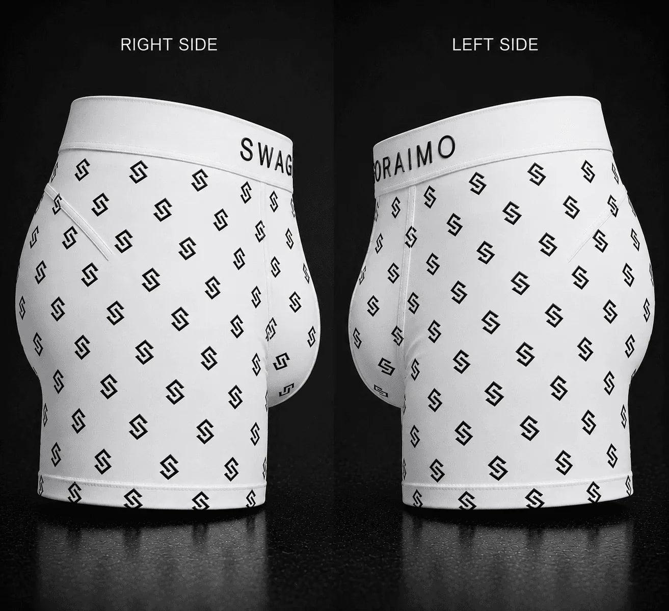 SWAGORAIMO™ Premium Monogram Boxer Briefs 3-Pack – Limited Edition.