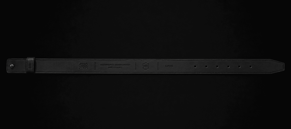 SGR Signature Leather Belt.