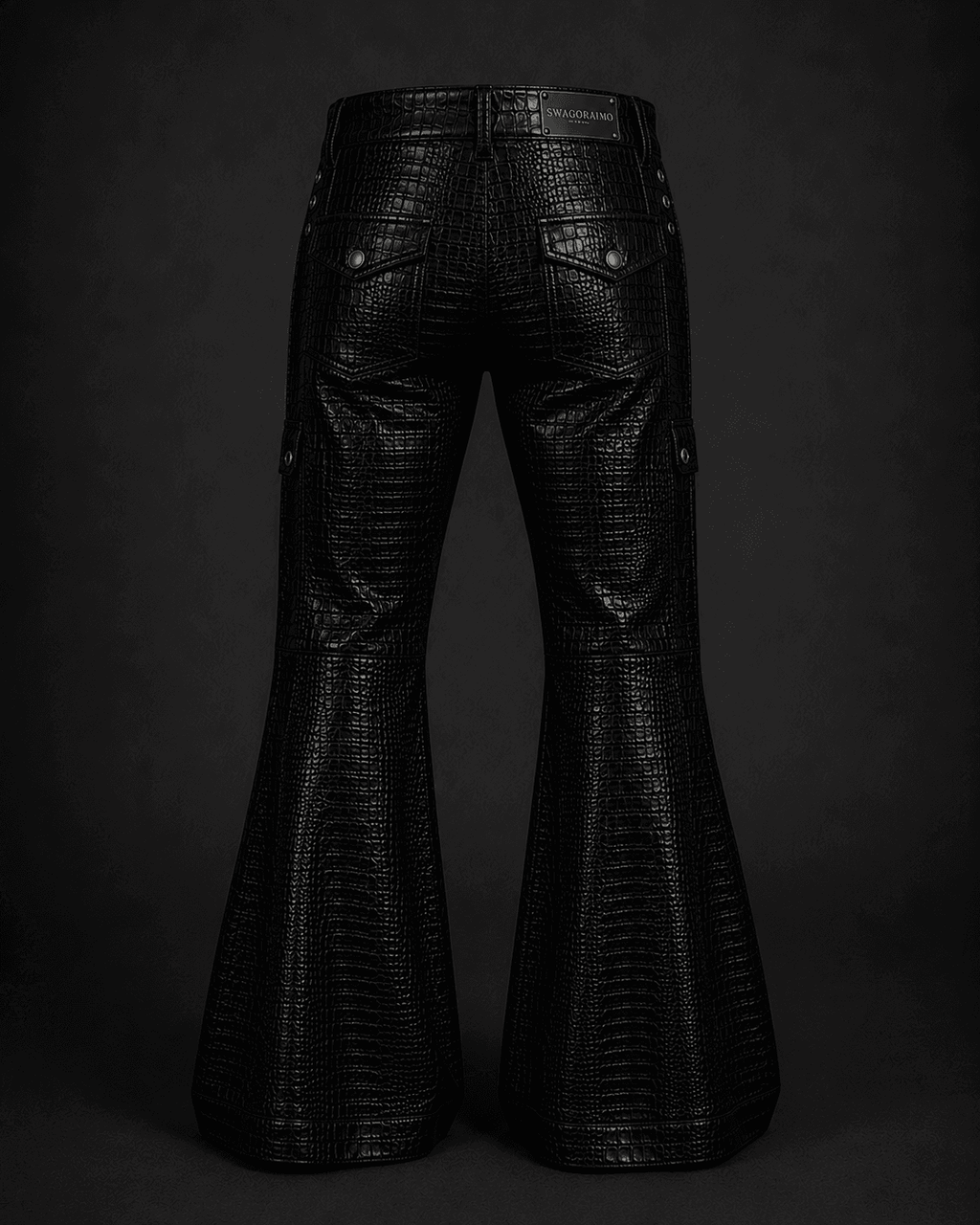 SWAGORAIMO™ Croc Leather Trouser.
