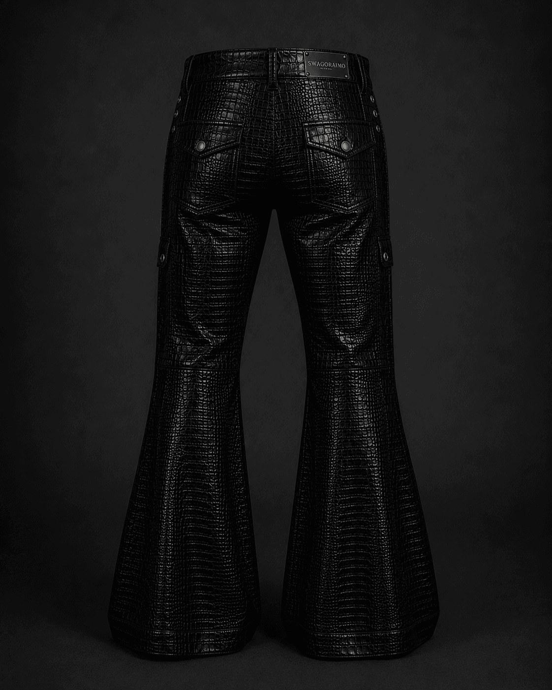 SWAGORAIMO™ Croc Leather Trouser.